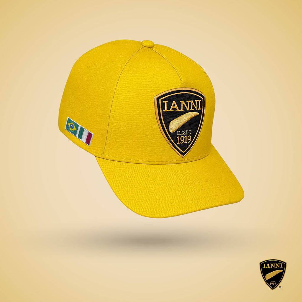 BONÉ IANNI 1919 - GIALLO (PROMOÇÃO ROMARIA ITU)