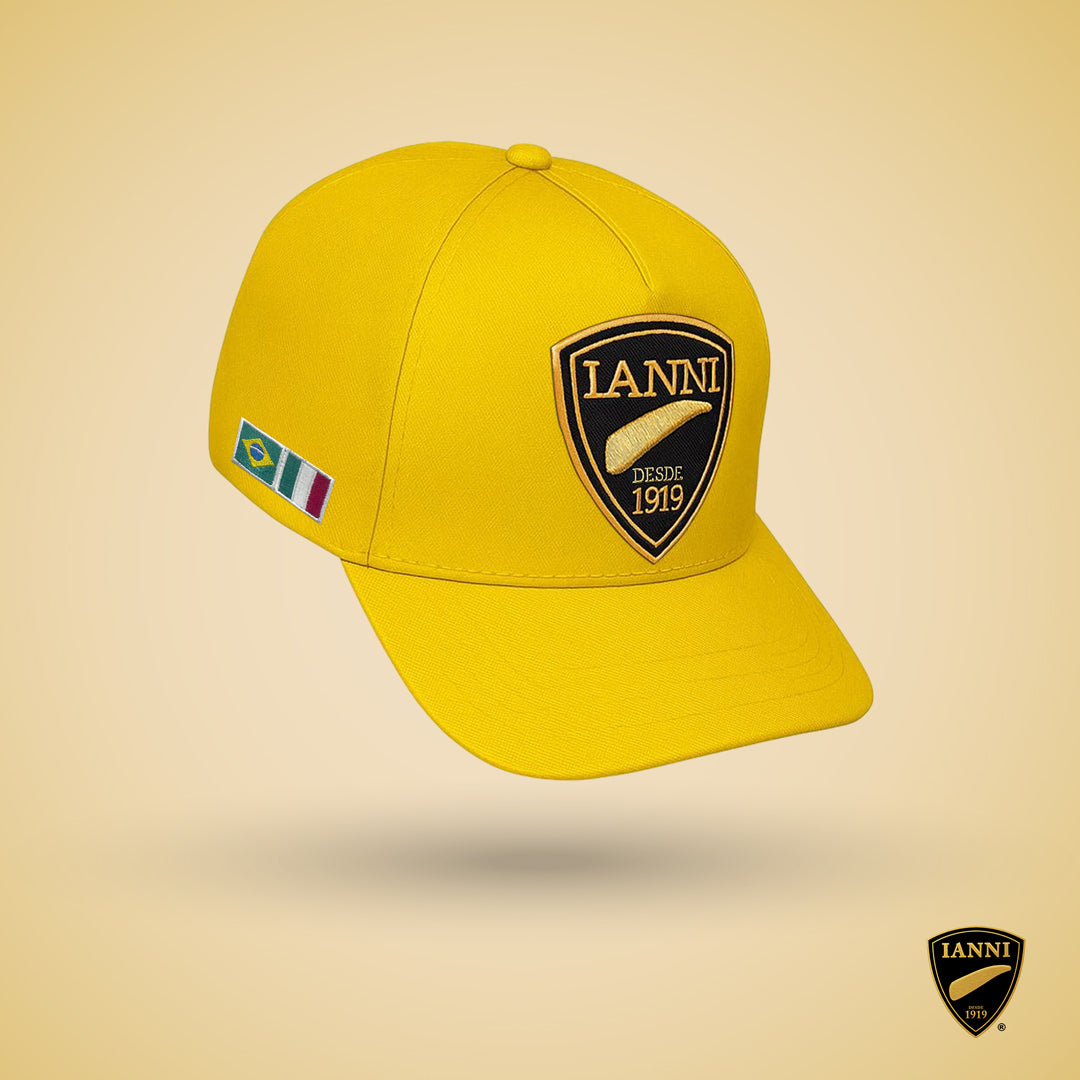 BONÉ IANNI 1919 - GIALLO (PROMOÇÃO ROMARIA ITU)